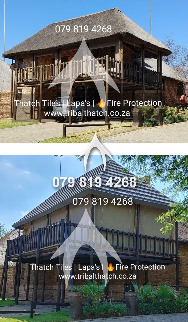 Upgrade Thatch Roof: Varied profiles and colors for roofs